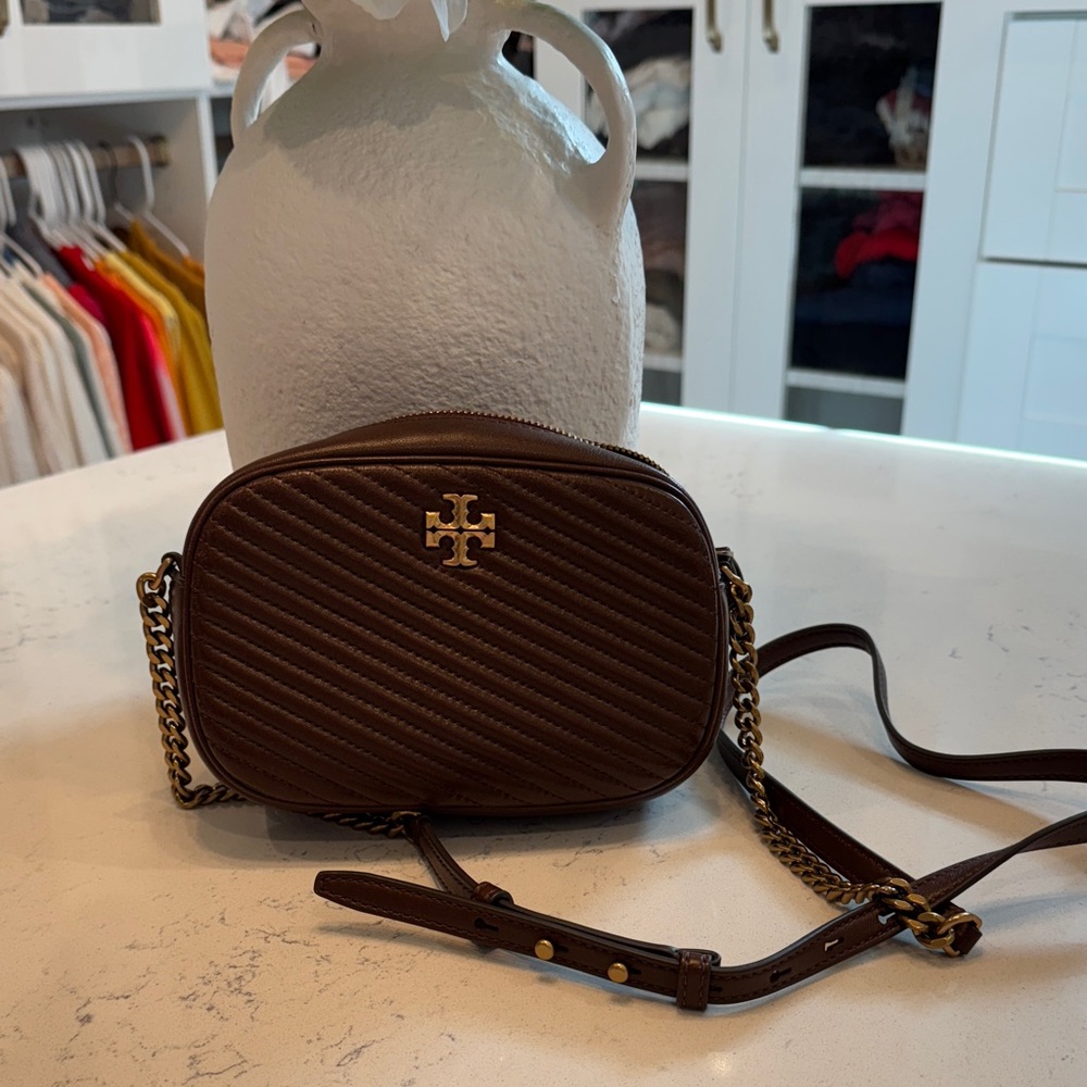 Tory Burch Chocolate Brown Crossbody Bag